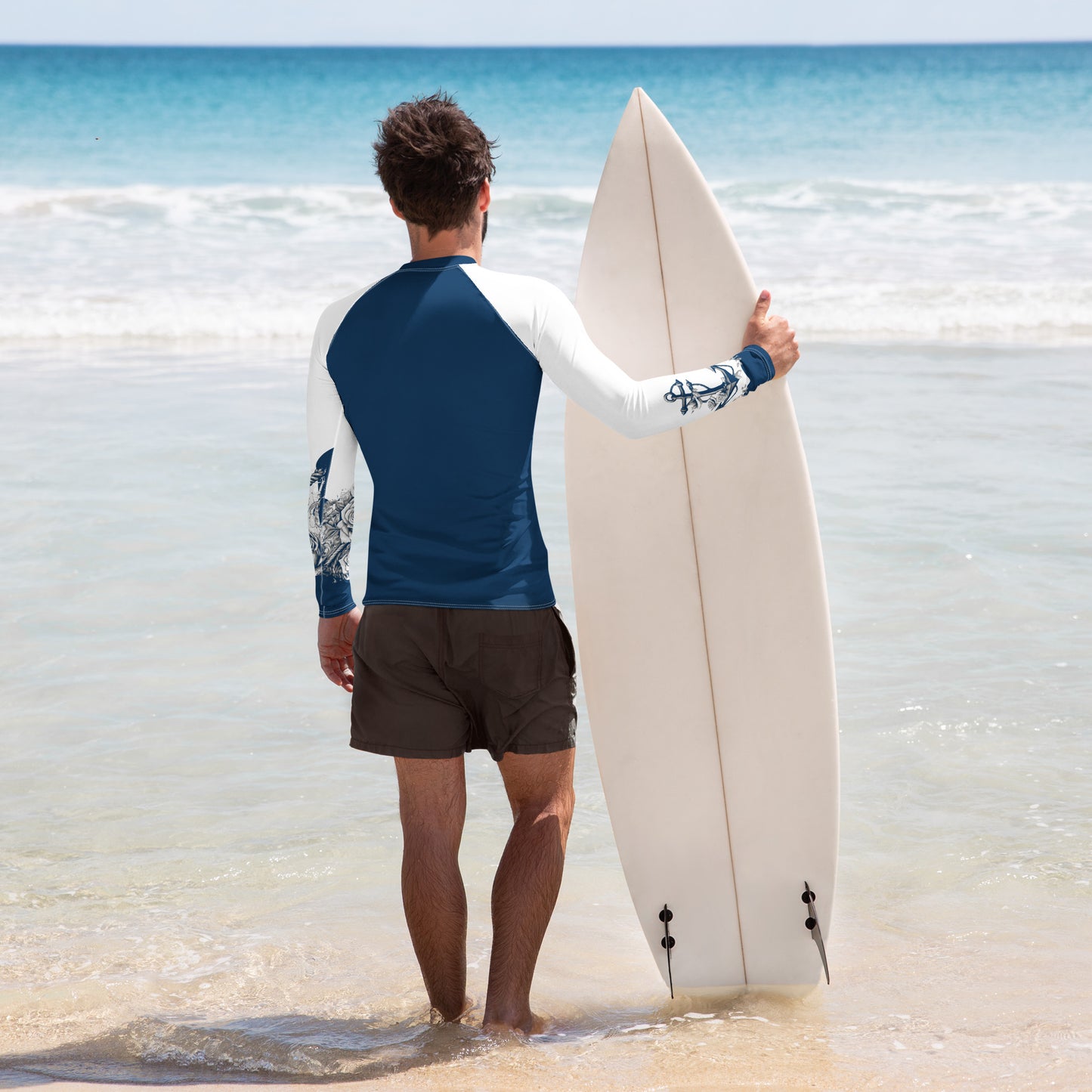 Baselayer Skins Performance Fit UPF Compression Men's Rash Guard