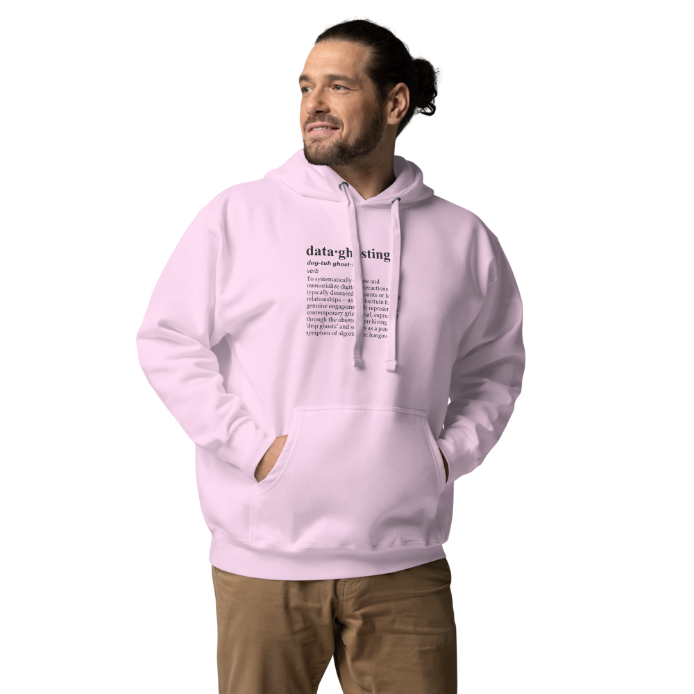 Liminal drip archives corecore mourning hoodie - a digital memorial.