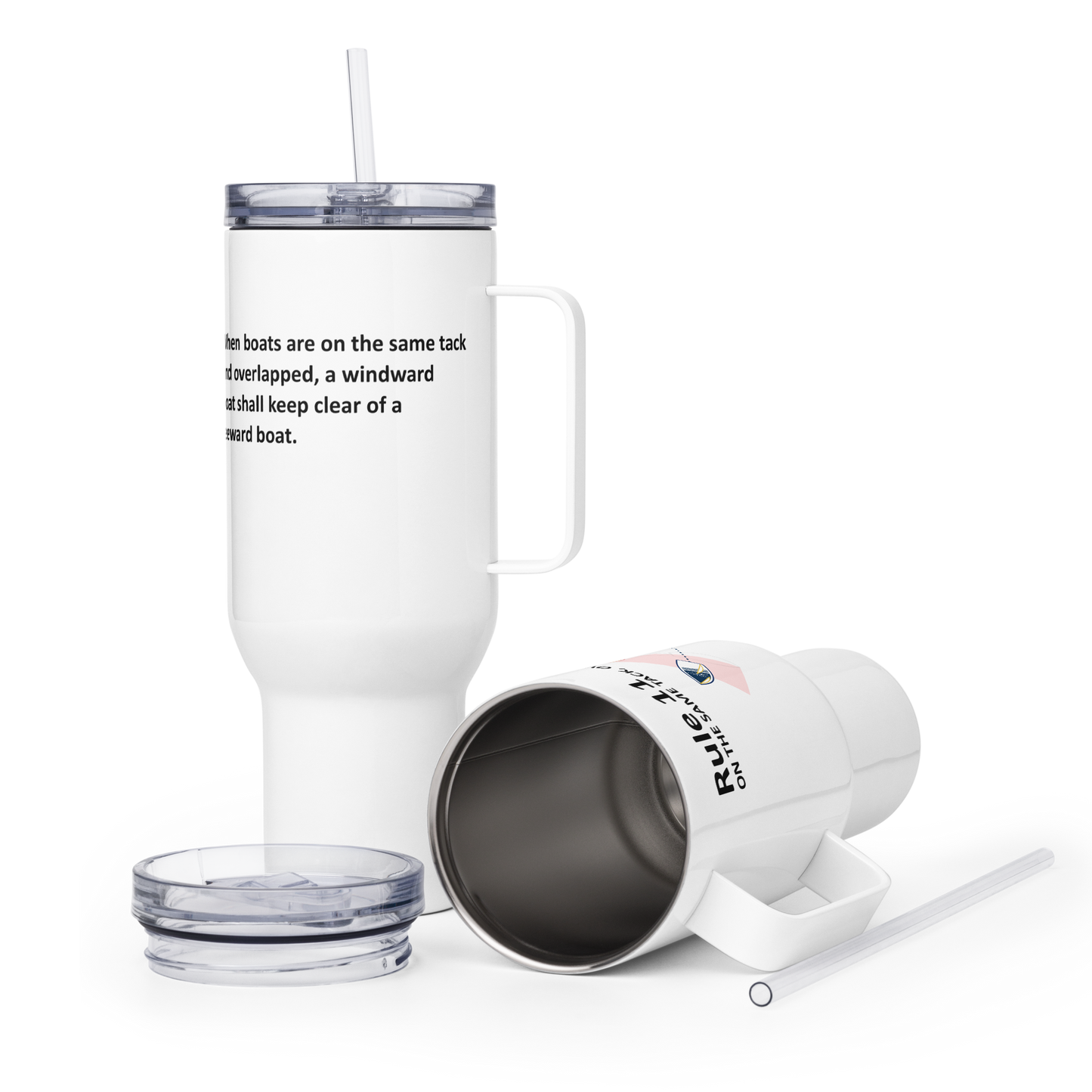 Rule 11 - On The Same Tack, Overlapped Custom Tumbler 40oz