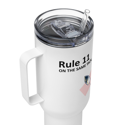 Rule 11 - On The Same Tack, Overlapped Custom Tumbler 40oz