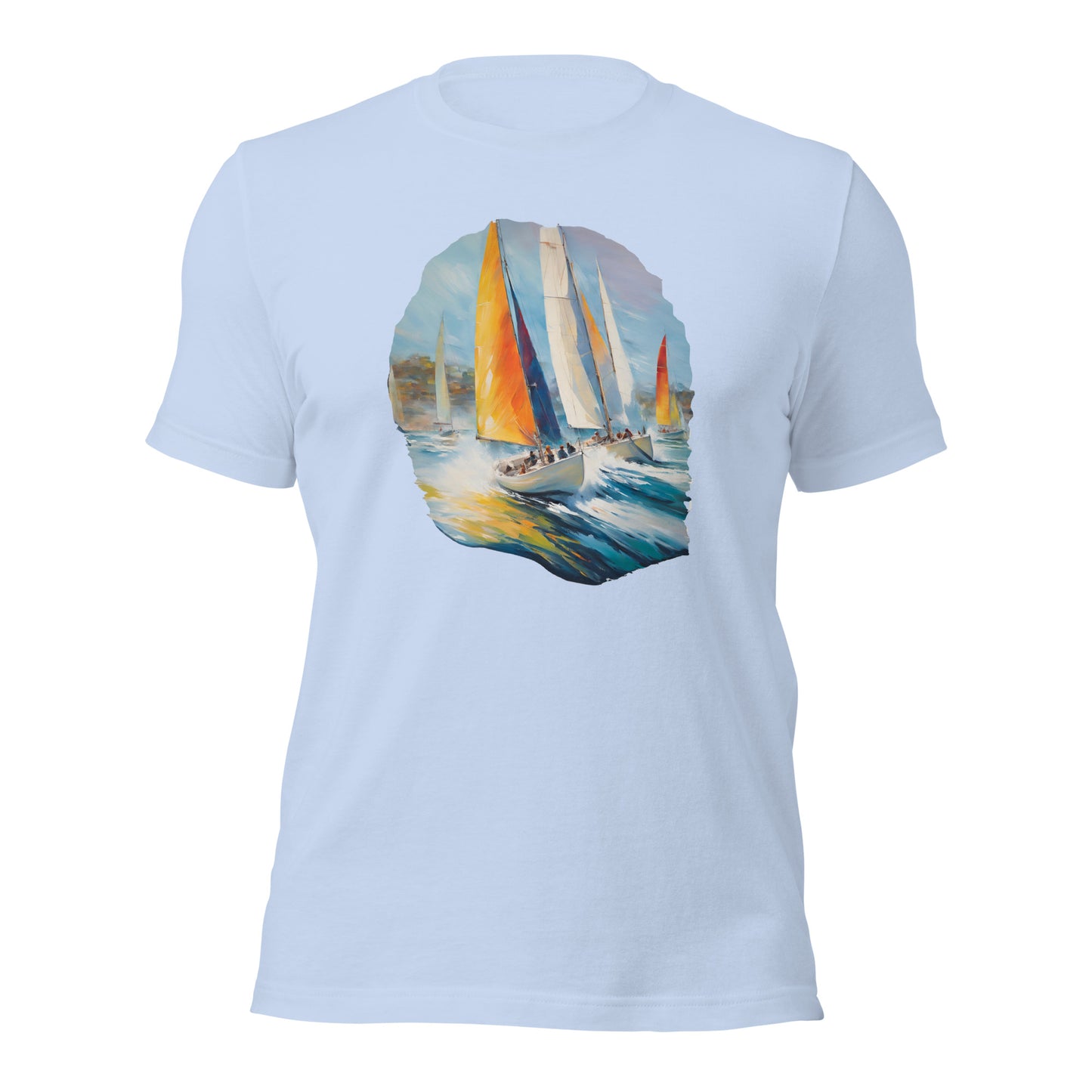 Sailboat Racing Painting Unisex t-shirt