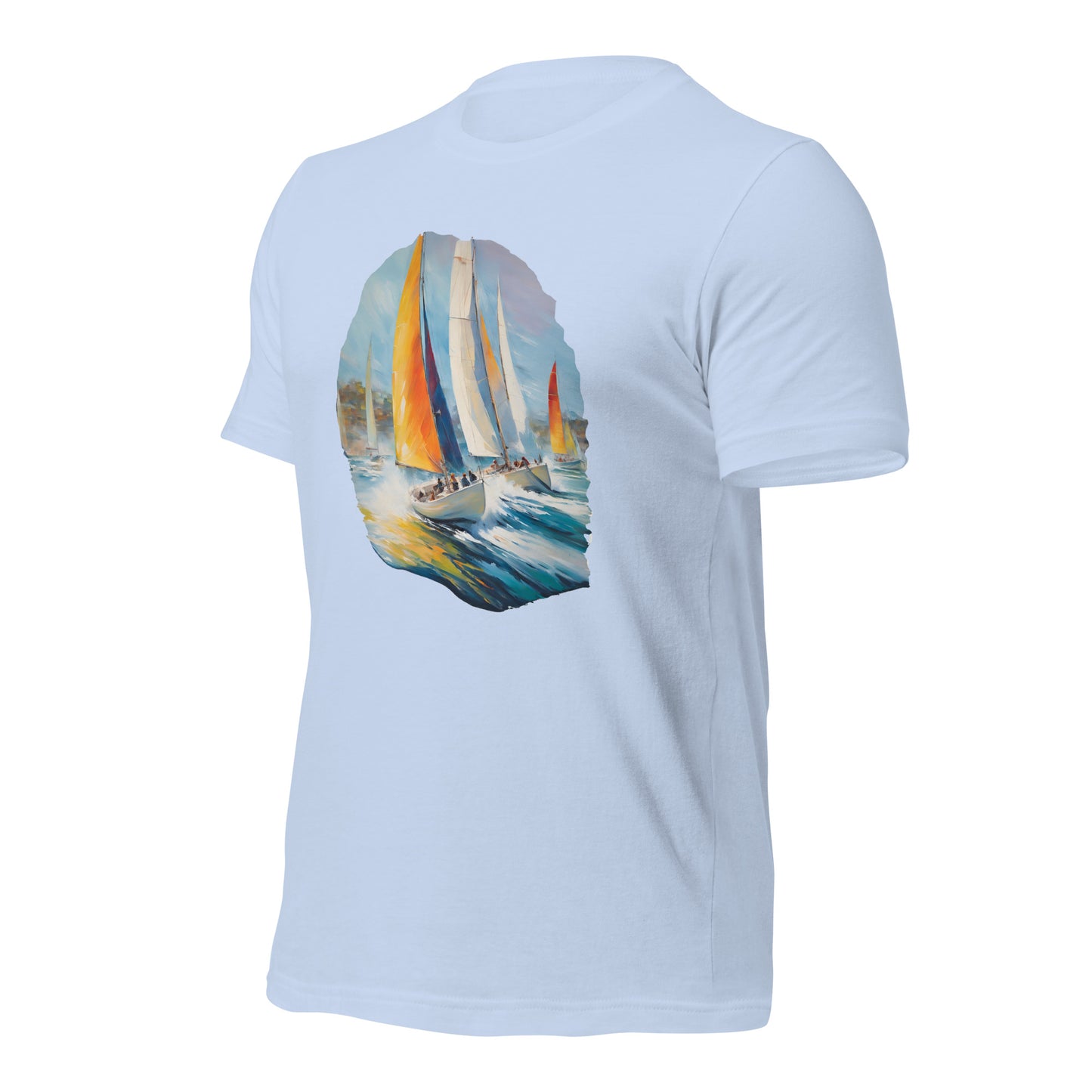 Sailboat Racing Painting Unisex t-shirt