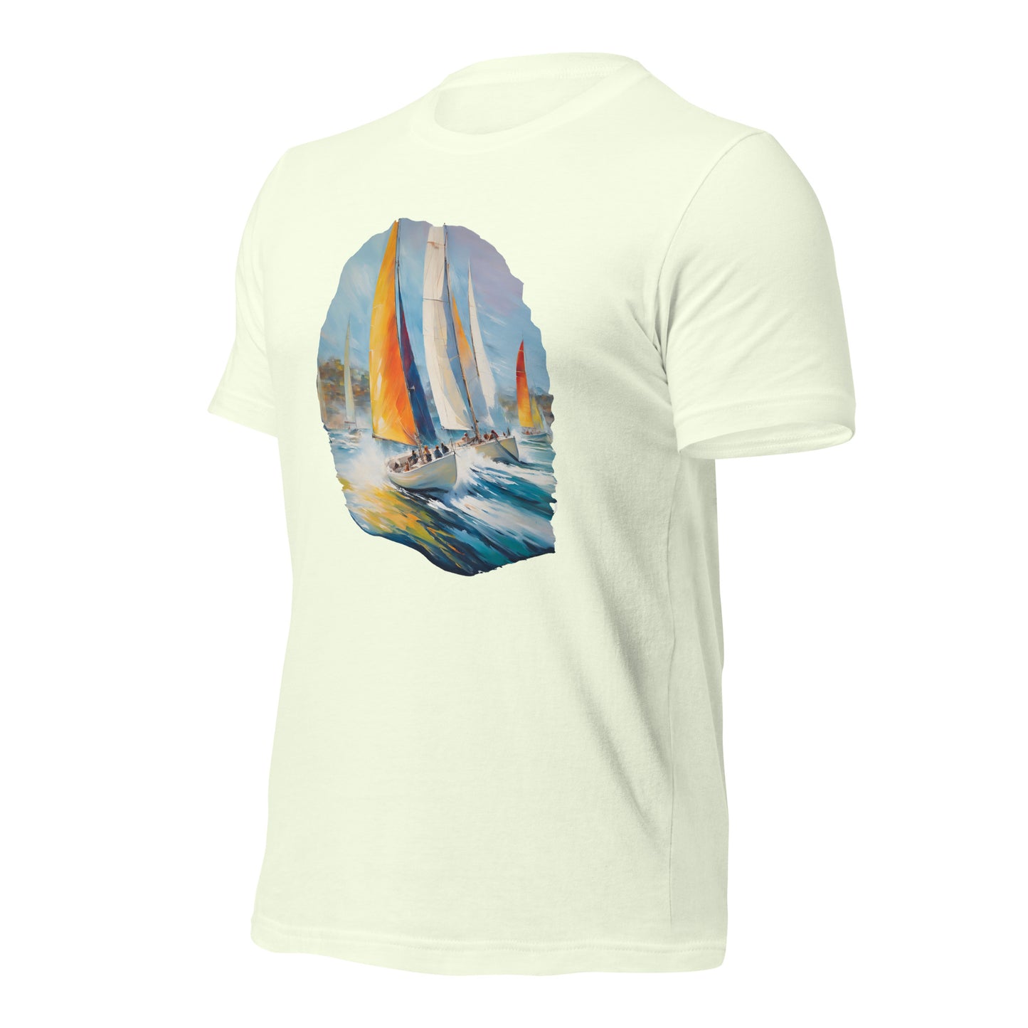 Sailboat Racing Painting Unisex t-shirt