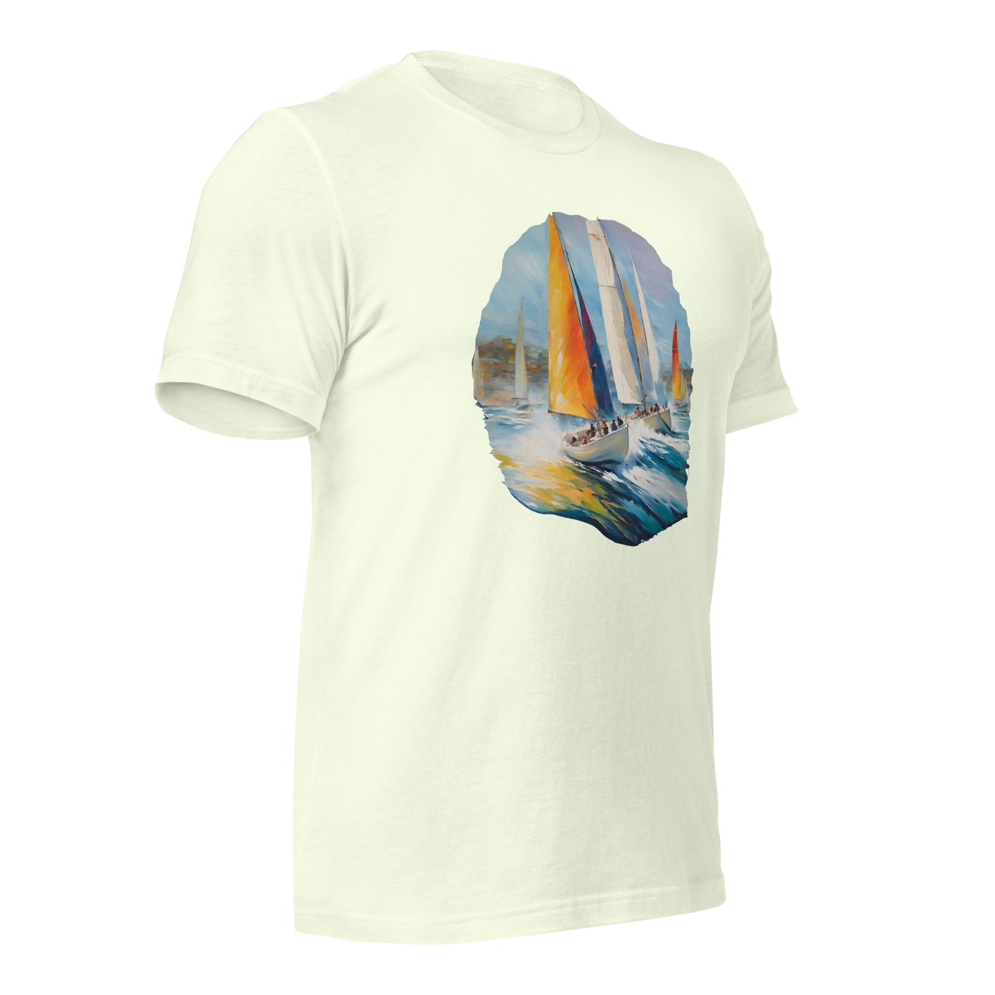 Sailboat Racing Painting Unisex t-shirt