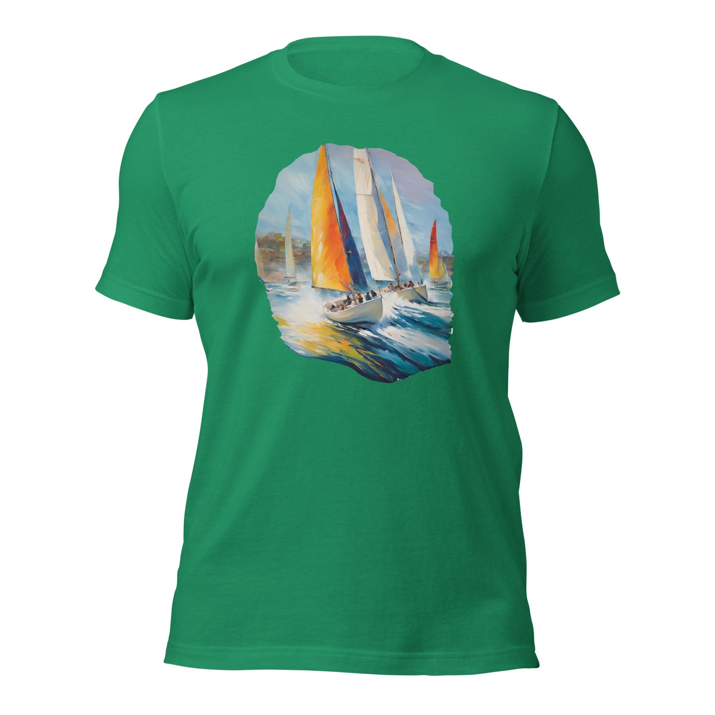 Sailboat Racing Painting Unisex t-shirt
