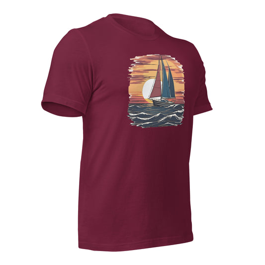 Sailing Sunset Unisex t-shirt