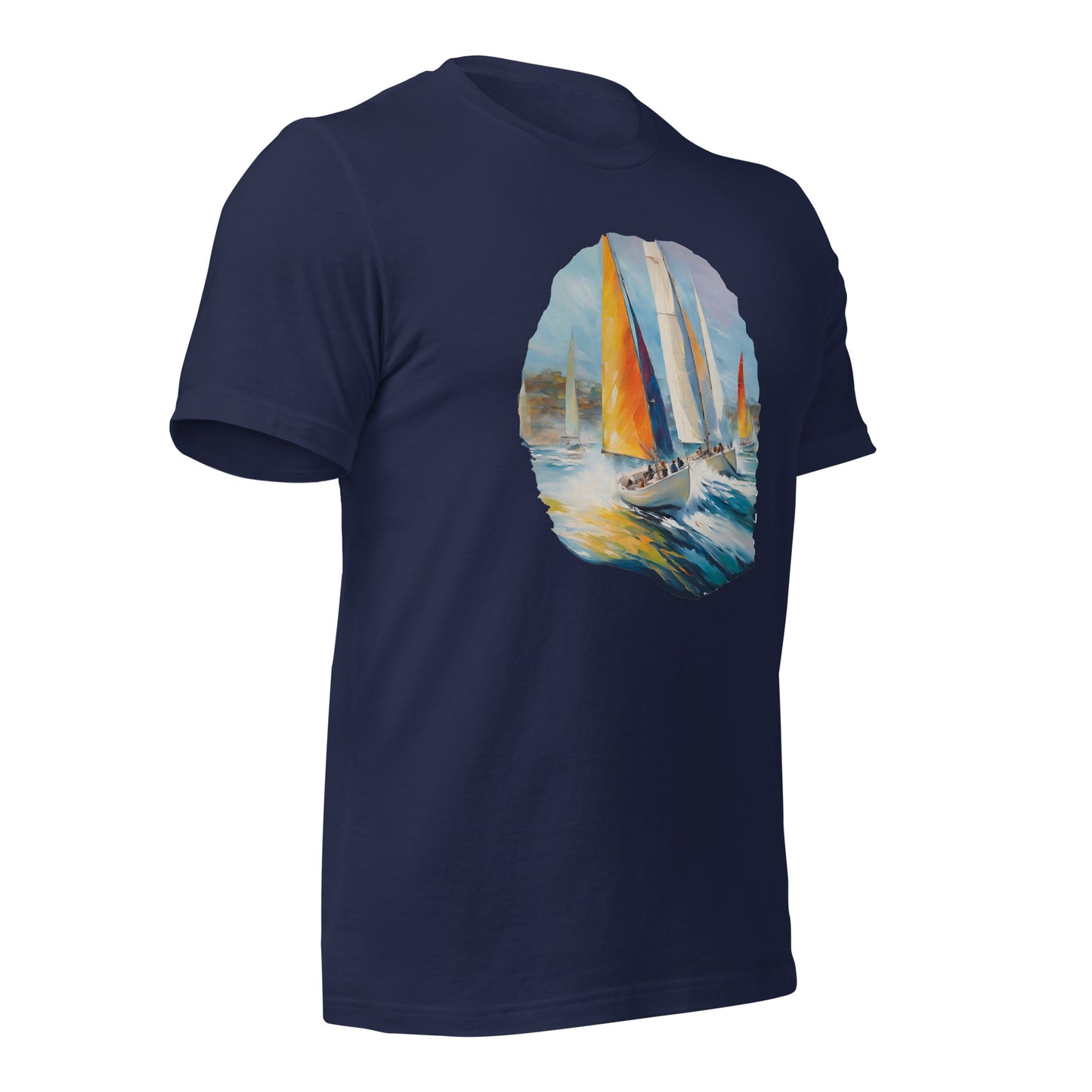 Sailboat Racing Painting Unisex t-shirt