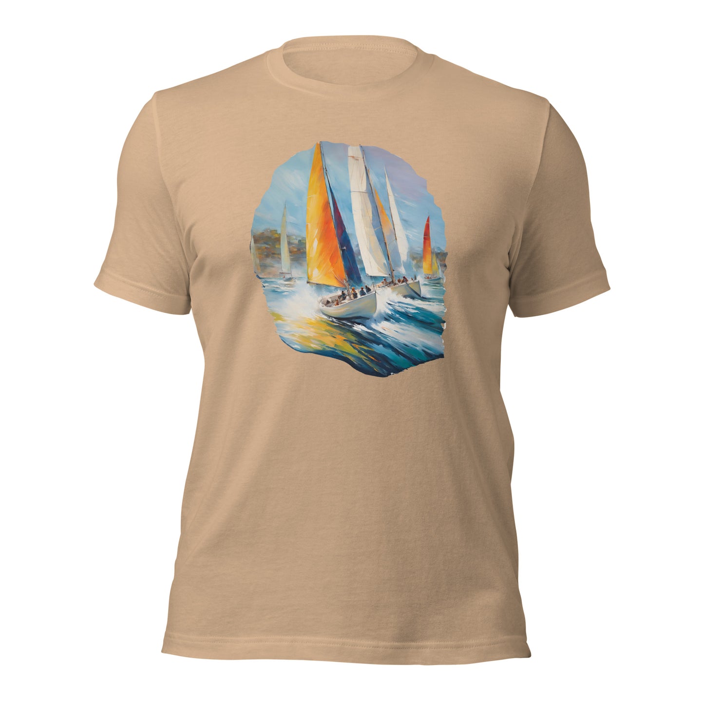 Sailboat Racing Painting Unisex t-shirt