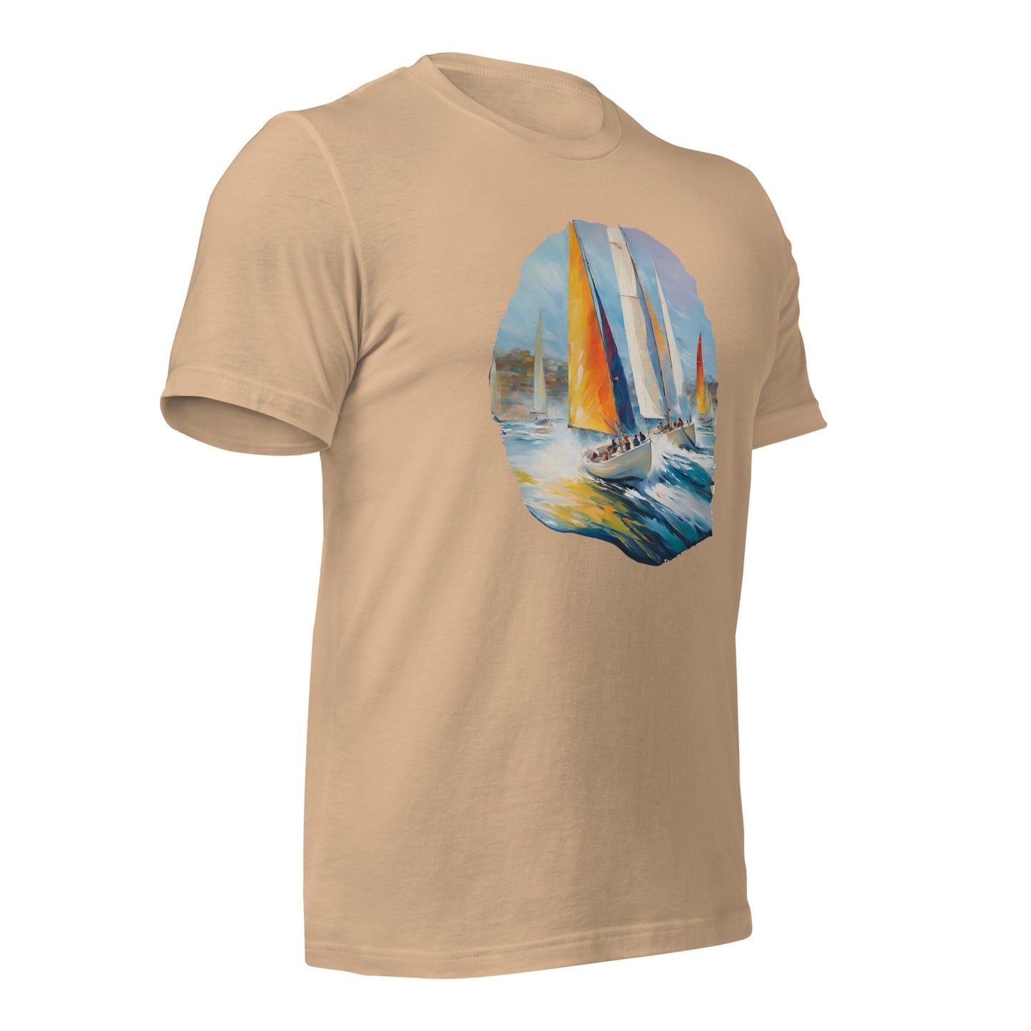 Sailboat Racing Painting Unisex t-shirt