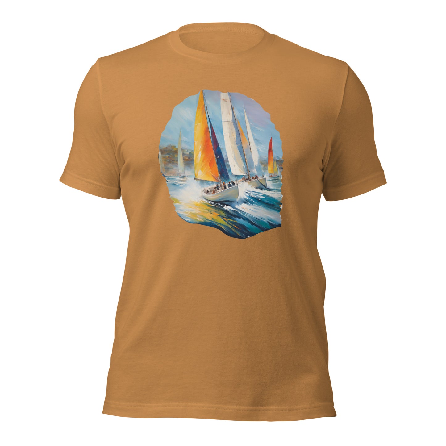 Sailboat Racing Painting Unisex t-shirt
