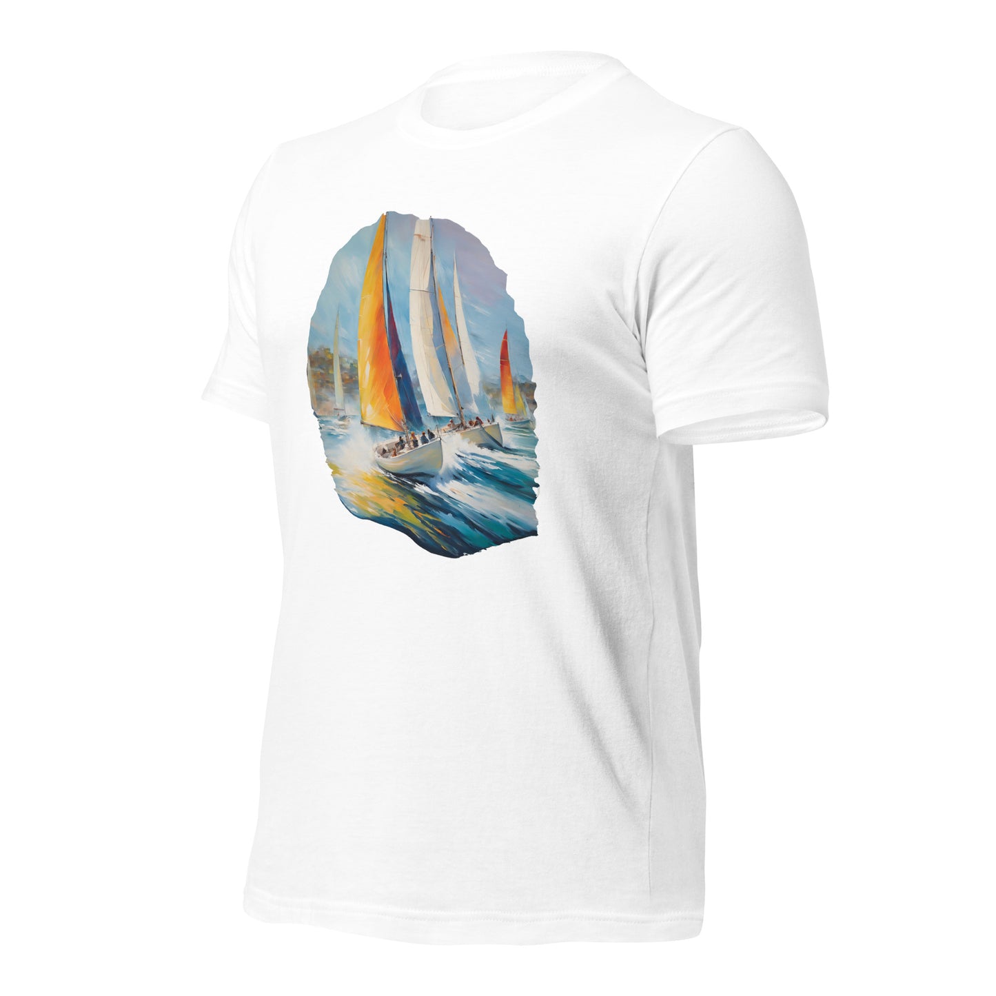 Sailboat Racing Painting Unisex t-shirt