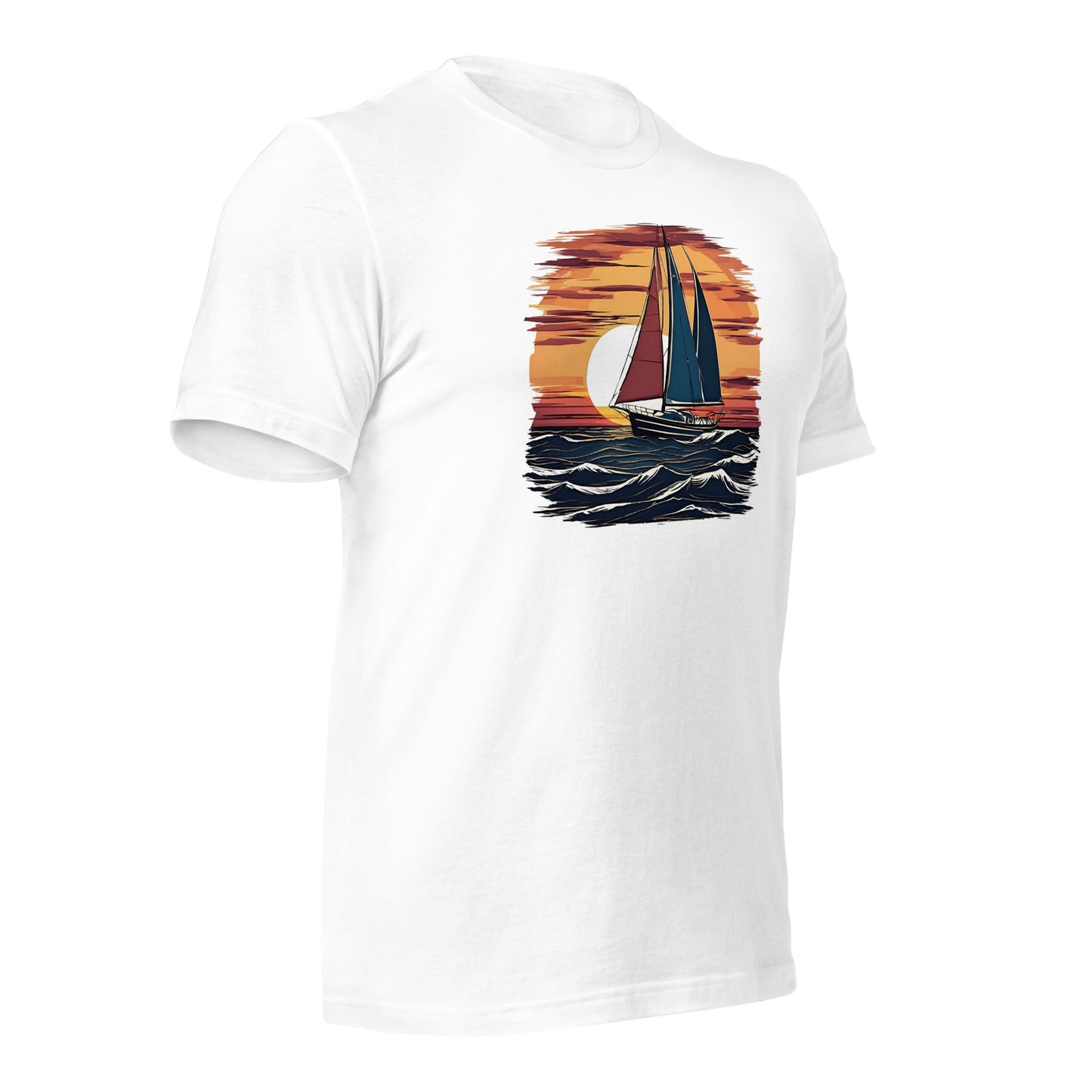 Sailing Sunset Unisex t-shirt