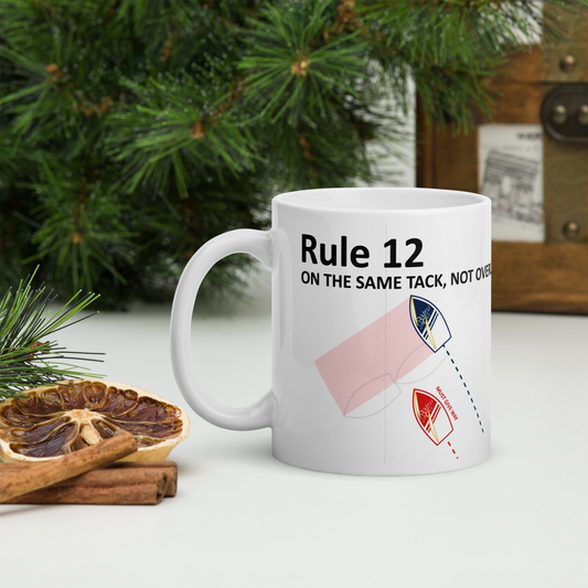 Rule 12 - On The Same Tack, Not Overlapped Coffee Mug 11oz