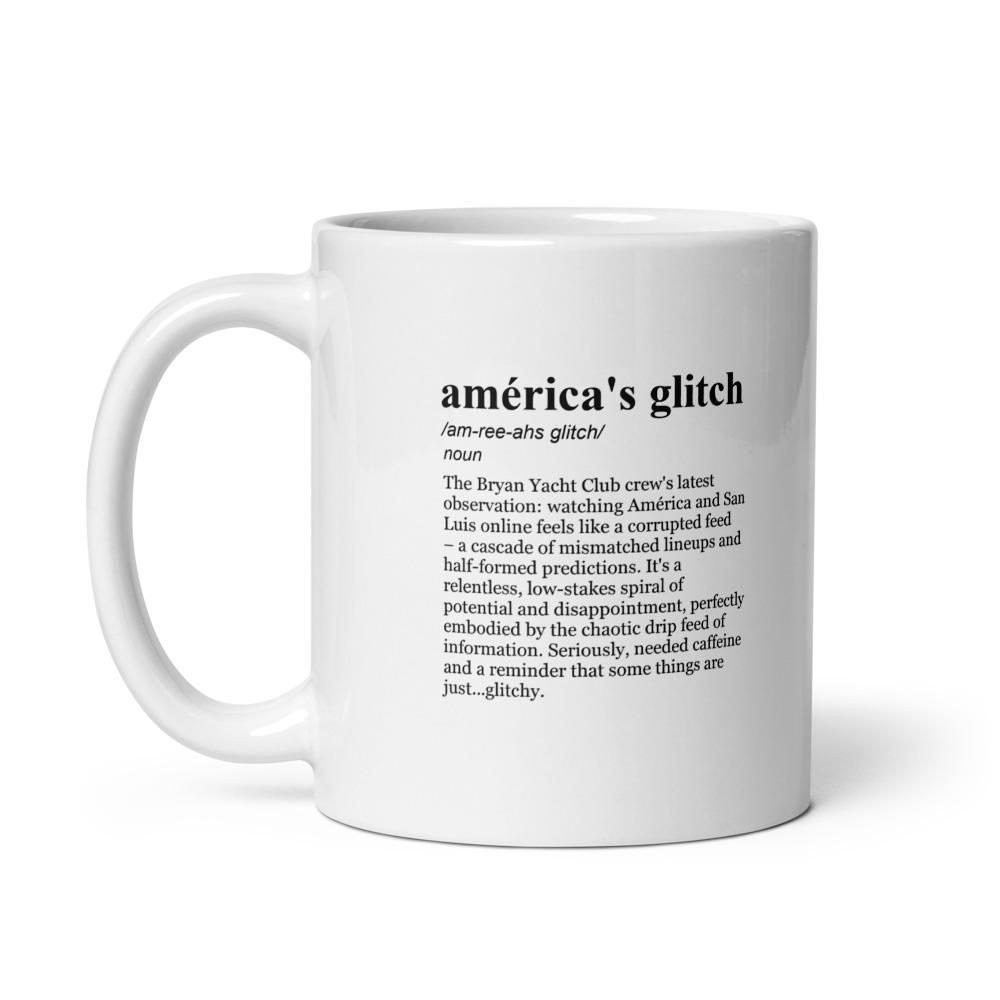 11 oz coffee mug with the BYC dictionary term américa's glitch — américa - atl. san luis América vs Atlético de San Luis : posibles alineaciones, Jornada 2 La posible alineación titular del América para enfrentarse al Atlético San Luis América vs. San Luis: dónde y a qué hora ver EN VIVO J2 CL 2026