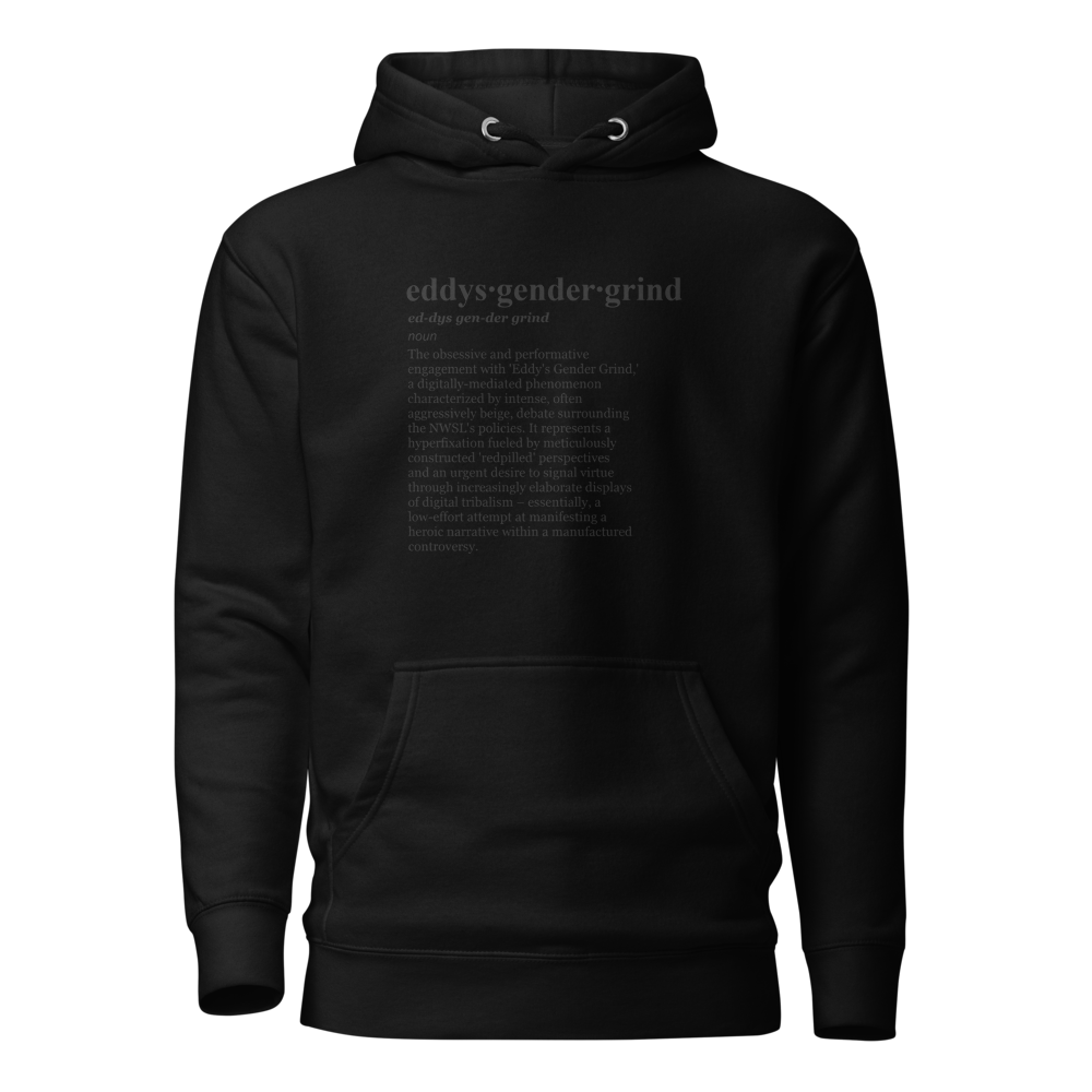 Cringe core rot – algorithm fatigue NWSL gatekeep hoodie