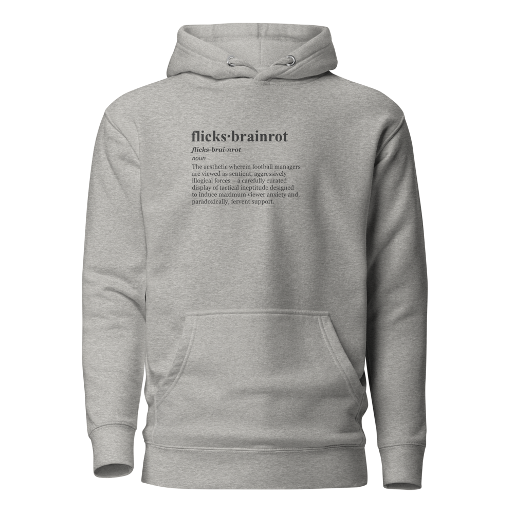 Red football manager core hoodie – sigma manager meltdown.