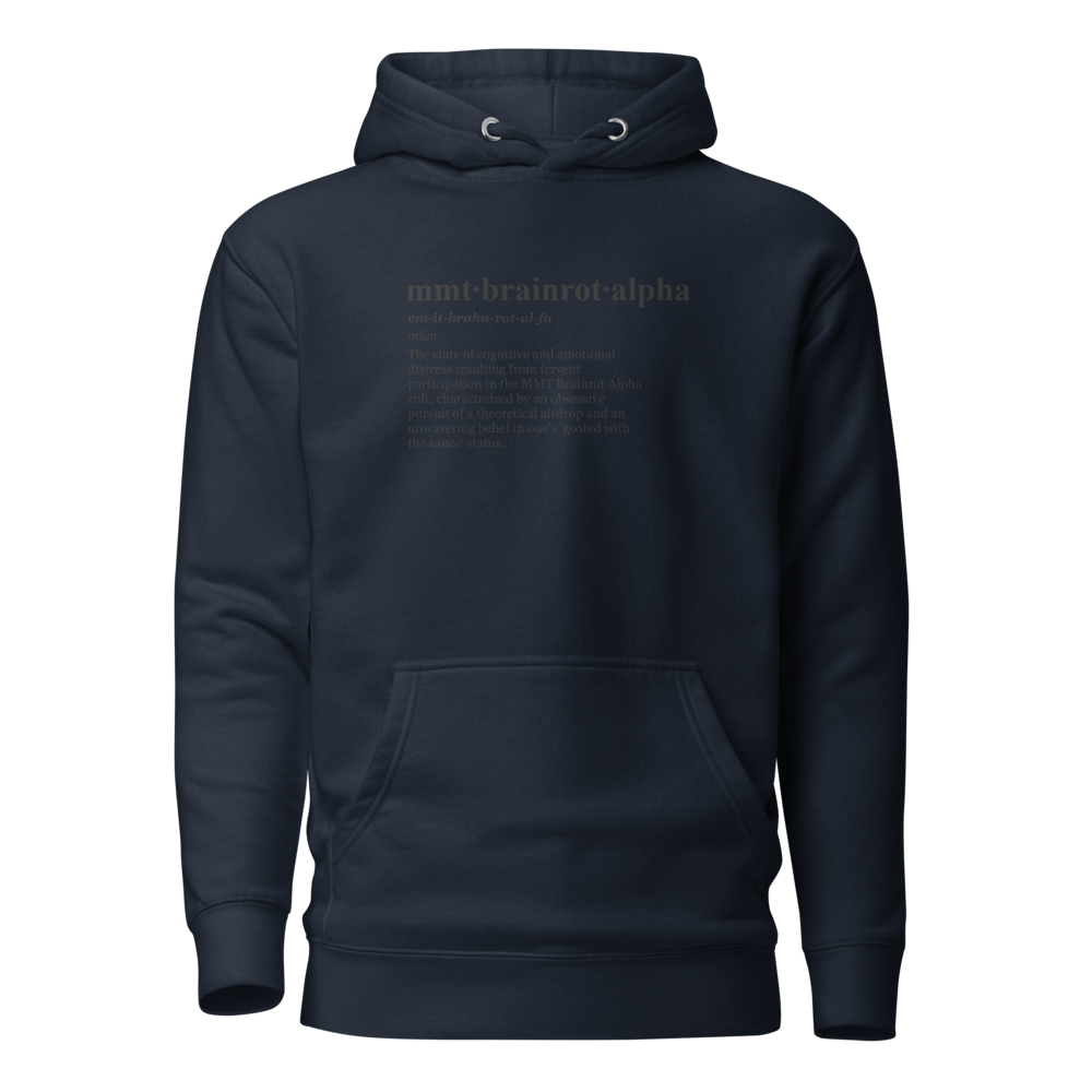 This black crypto core rot mmt hoodie is a must-have.