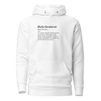 Black football manager core hoodie – embrace the chaos.