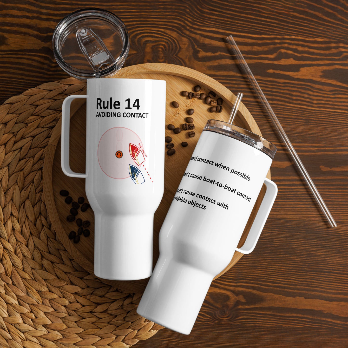 Rule 14 - Avoiding Contact Custom Tumbler 40oz