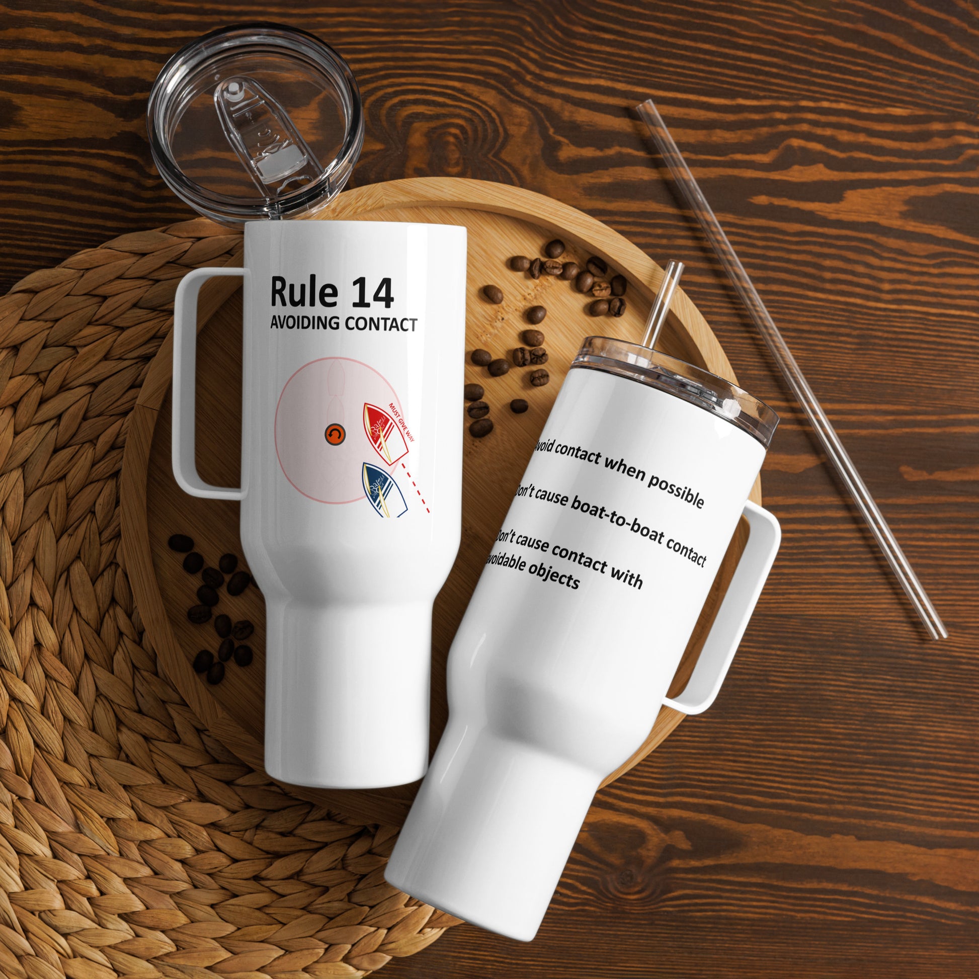 Rule 14 - Avoiding Contact Custom Tumbler 40oz