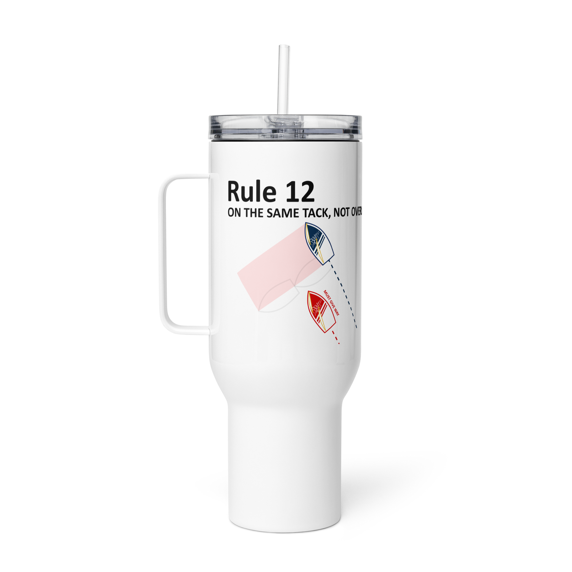 Rule 12 - On The Same Tack, Not Overlapped Custom Tumbler 40oz