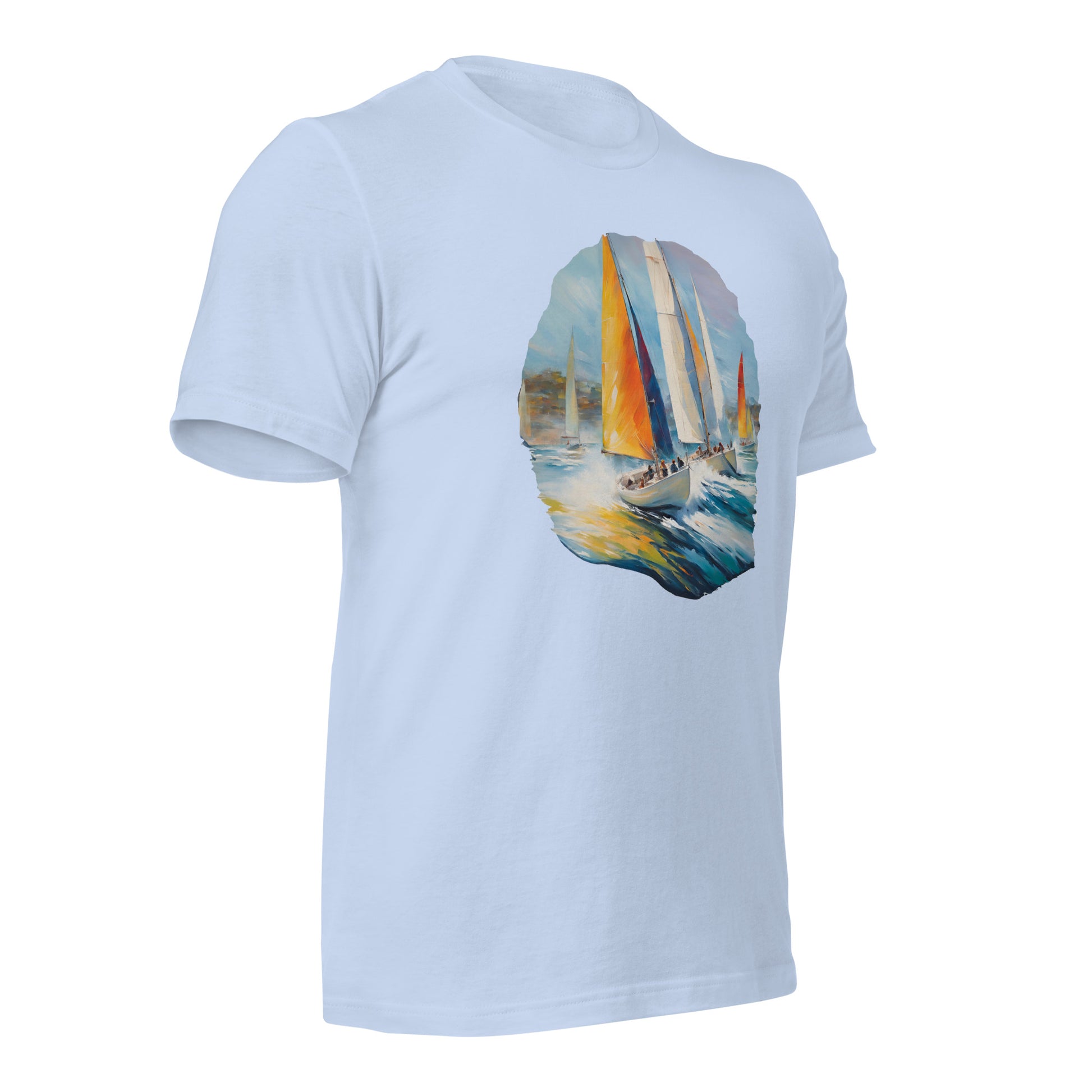 Sailboat Racing Painting Unisex t-shirt