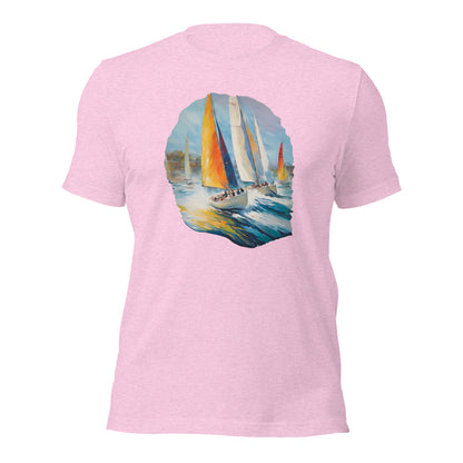 Sailboat Racing Painting Unisex t-shirt