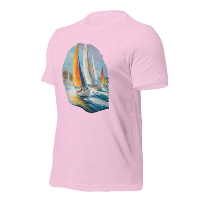 Sailboat Racing Painting Unisex t-shirt