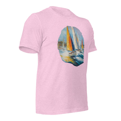 Sailboat Racing Painting Unisex t-shirt