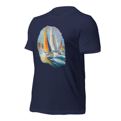 Sailboat Racing Painting Unisex t-shirt