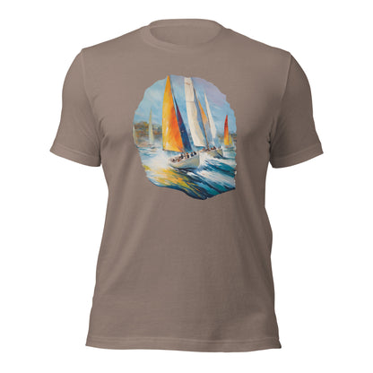 Sailboat Racing Painting Unisex t-shirt