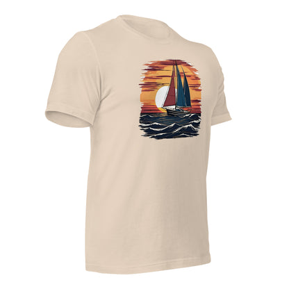 Sailing Sunset Unisex t-shirt