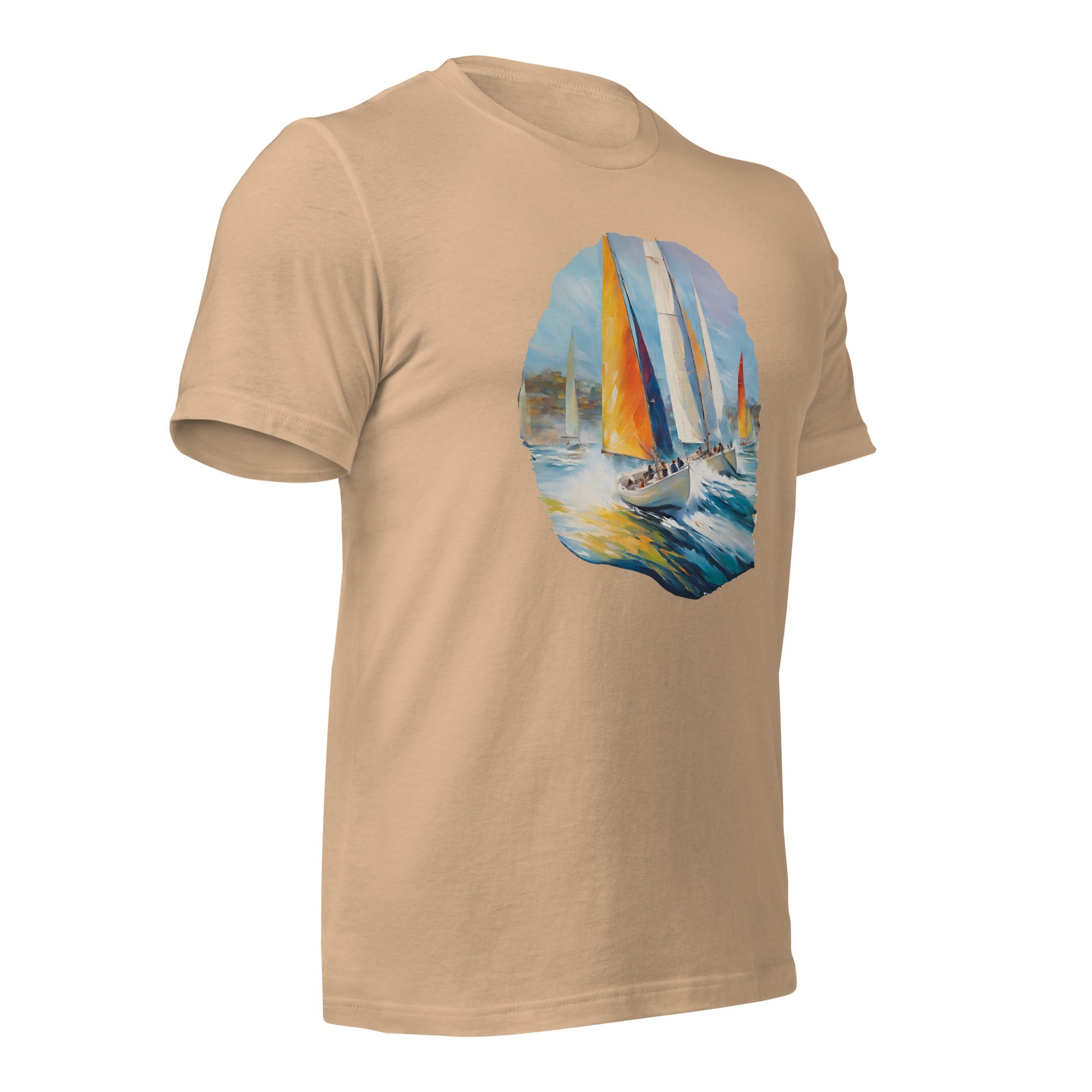 Sailboat Racing Painting Unisex t-shirt