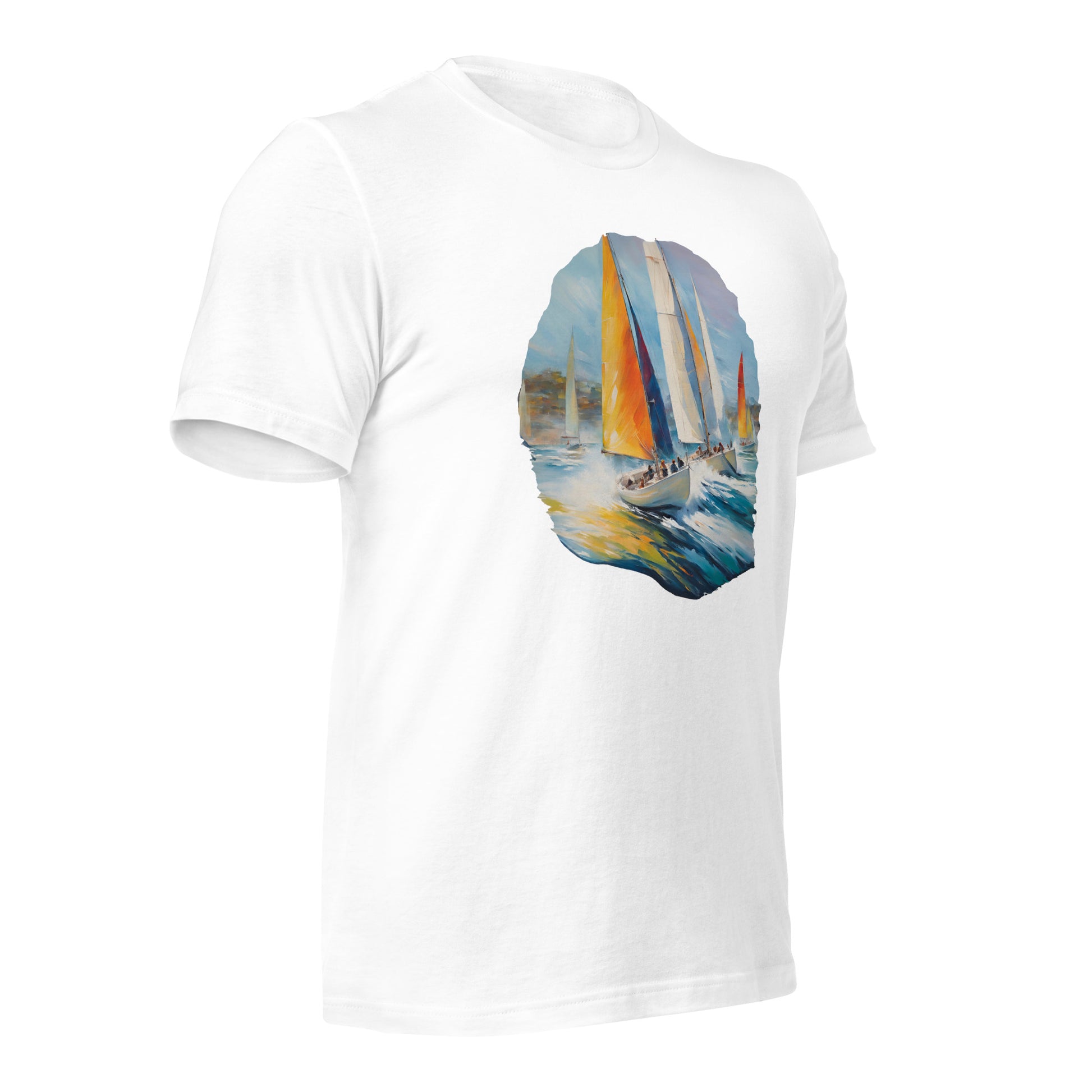 Sailboat Racing Painting Unisex t-shirt