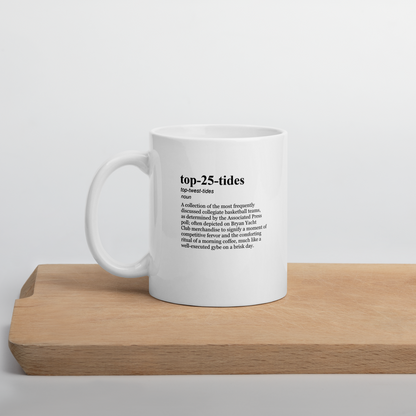 Dark grey ceramic coffee mugs, a great College Basketball Morning addition.