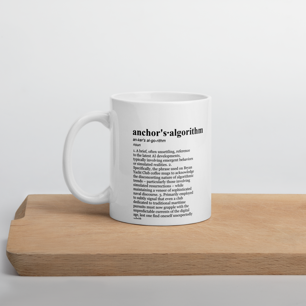 Beige ceramic coffee mugs – AI Coffee Mug Gift for complex narratives.