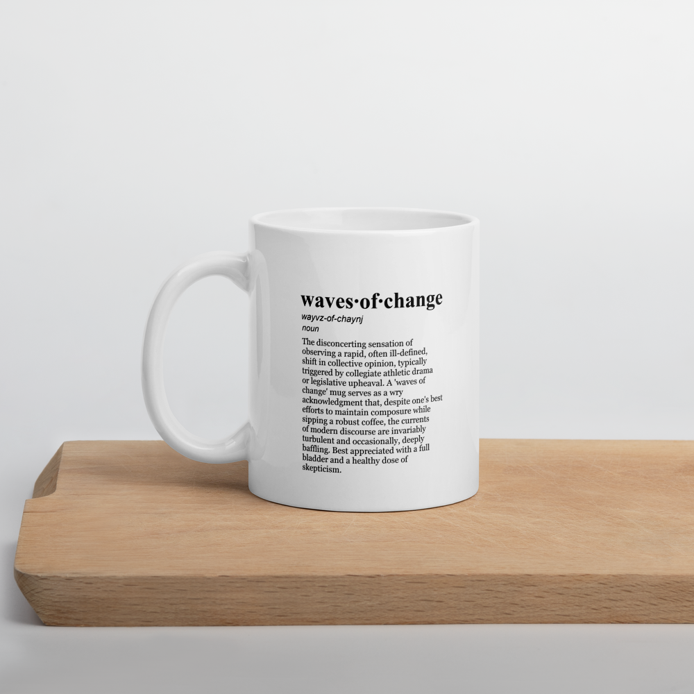 Brian Smith mug - ceramic coffee mugs for turbulent times.