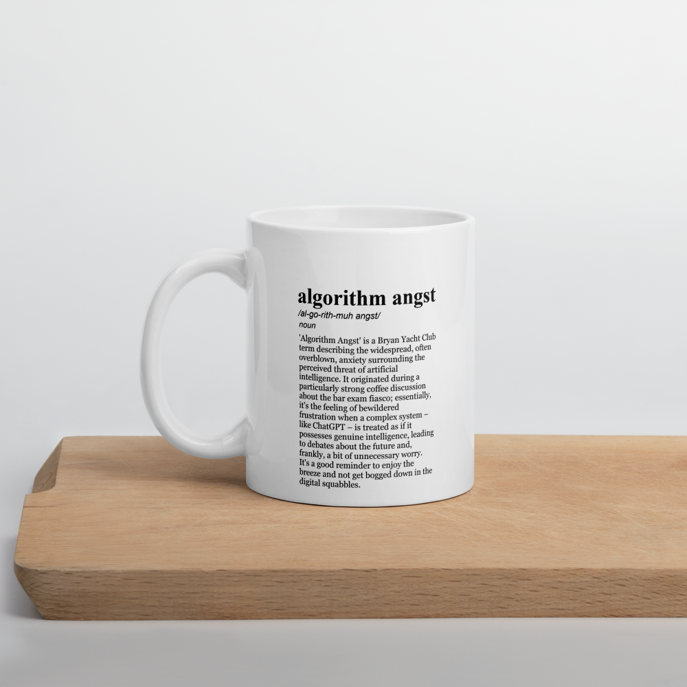 Black ceramic coffee mugs - ChatGPT Drama collection