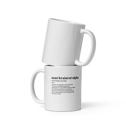 Beige flag crypto coffee mugs - a Binance wave.