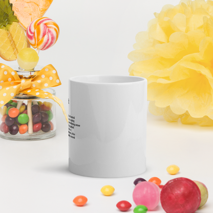 Burnt orange ceramic coffee mugs – explore the absurdity.