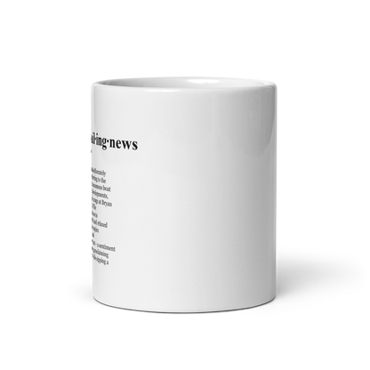 Innovative ceramic coffee mugs – Yacht Club Tech & Sailing News Mug.