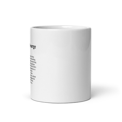 Morning brew mug, a grey ceramic coffee mug for tech lovers.