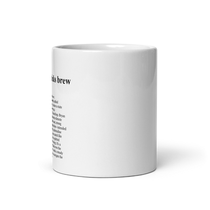 Glossy white ceramic coffee mugs - Basketball Coffee Mug