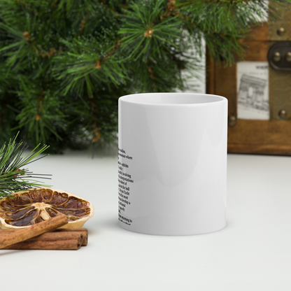 White ceramic coffee mugs - perfect for a tech-themed morning.
