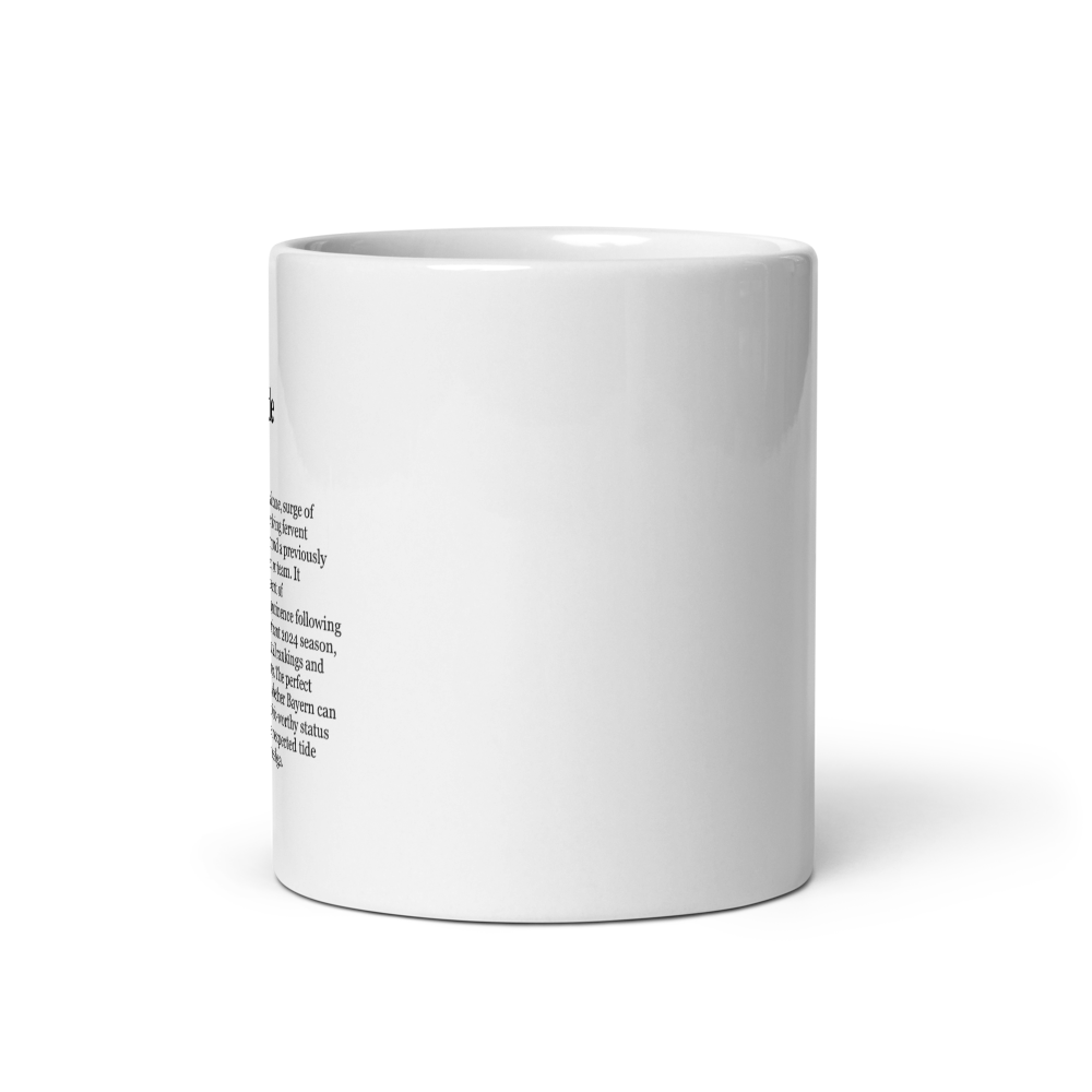 White ceramic coffee mugs - Bayern Munich football player props