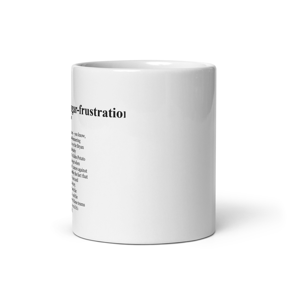 White ceramic coffee mugs - a perfect gift for Cougar fans.