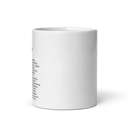 AI writing novel generation ceramic mugs glossy red