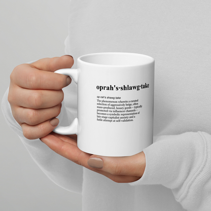 Beige ceramic coffee mugs – embrace the algorithm fatigue.