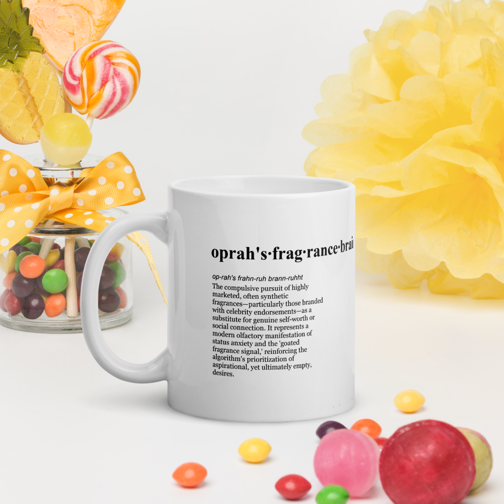 Bold red fragrance bottle – embodying the perfume delusion arc and a goated fragrance signal.