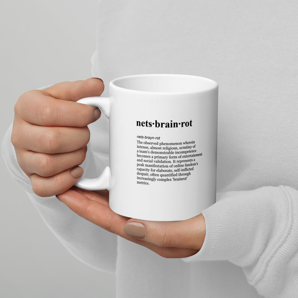 Beige coffee mugs - analyze the Nets Brainrot Collapse, a detailed look.